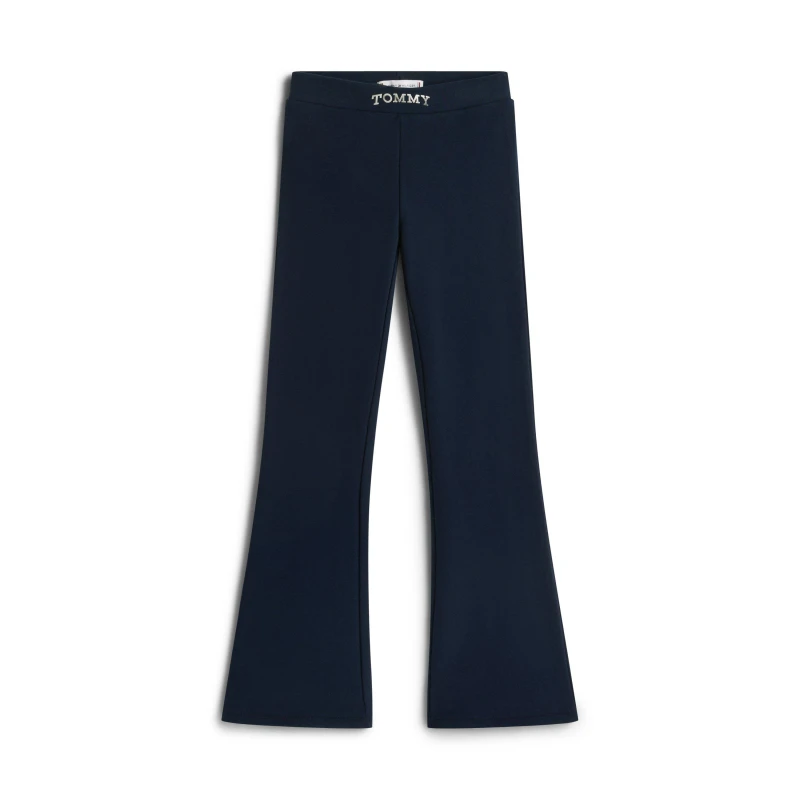 Image of Tommy Hilfiger Kids Flared Leggings Night Navy C1G female 12Y