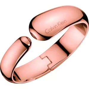 Image of Ladies Calvin Klein Rose Gold Plated Small Informal Bangle KJ6GPD10010S