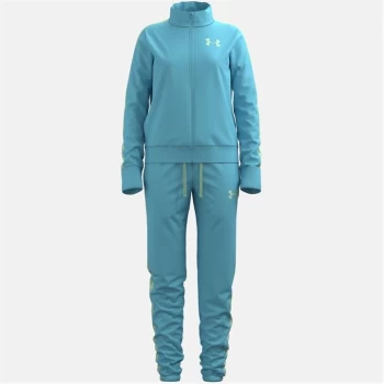 Image of Under Armour Knit Track Suit - Sky Blue