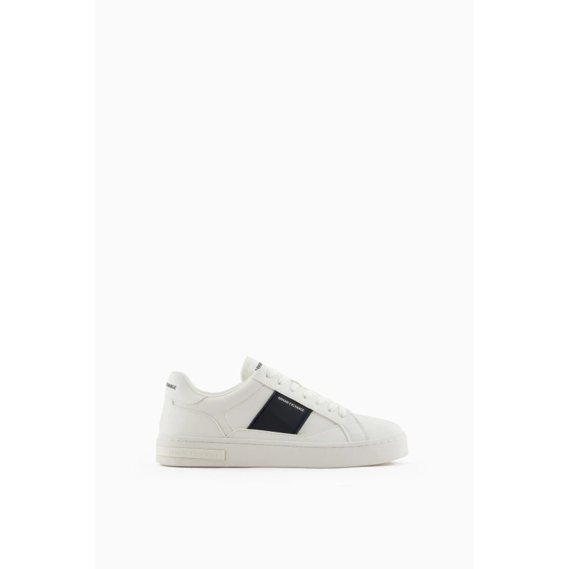 Image of Armani Exchange Mens Low-Top Trainers Off White U388 male 6 (40)