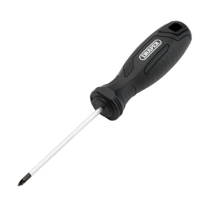 Image of Draper 13512 Pozi Hard Grip Screwdriver, PZ0 x 75mm - 13512 13512