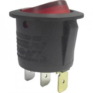 Image of SCI Toggle switch R13 223B 01 R 250 V AC 10 A 1 x OffOn latch