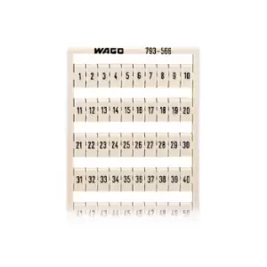 Image of WAGO 793-566 WMB Multiple Marking System Horizontal 1 ... 50 2x, white