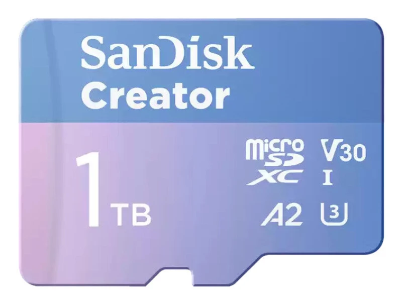 Image of SanDisk Creator - flash memory card - 1TB - microSDXC UHS-I SDSQXAV-1T00-GN6MS