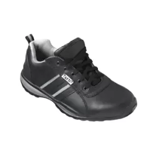 Image of Dennys Unisex AFD Steel Toe Cap Safety Trainer / Footwear (36 EUR) (Black/Grey)
