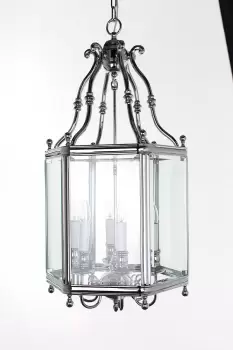Image of Regal 6 Light Polished Chrome Indoor Lantern