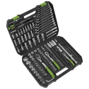 Image of Siegen S01212 Socket Set 219pc 1/4", 3/8" & 1/2"Sq Drive WallDrive...