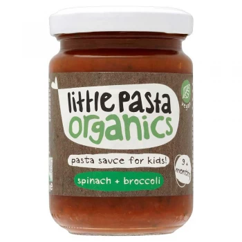 Image of Little Pasta Organics Spinach & Broccoli Sauce 130g