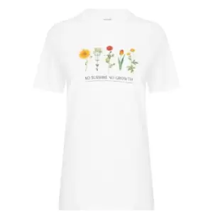 Image of Daisy Street Flower Tee - White