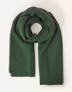 Image of Accessorize Womens Grace Super-Soft Blanket Scarf Green, Size: One Size