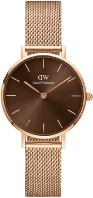 Image of Daniel Wellington Watch Petite Amber 28 Brown