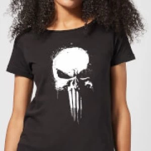 Image of Marvel Punisher Womens T-Shirt - Black