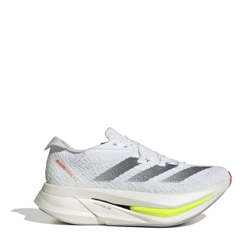 Image of adidas Adizero Prime X 2.0 Strung Running Shoes Mens - White White 10