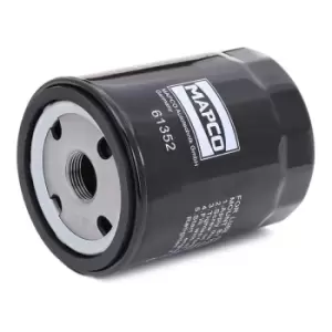 Image of MAPCO Oil filter Spin-on Filter 61352 Engine oil filter FIAT,CITROEN,ALFA ROMEO,PUNTO (188),STILO (192),Doblo Cargo (223_)