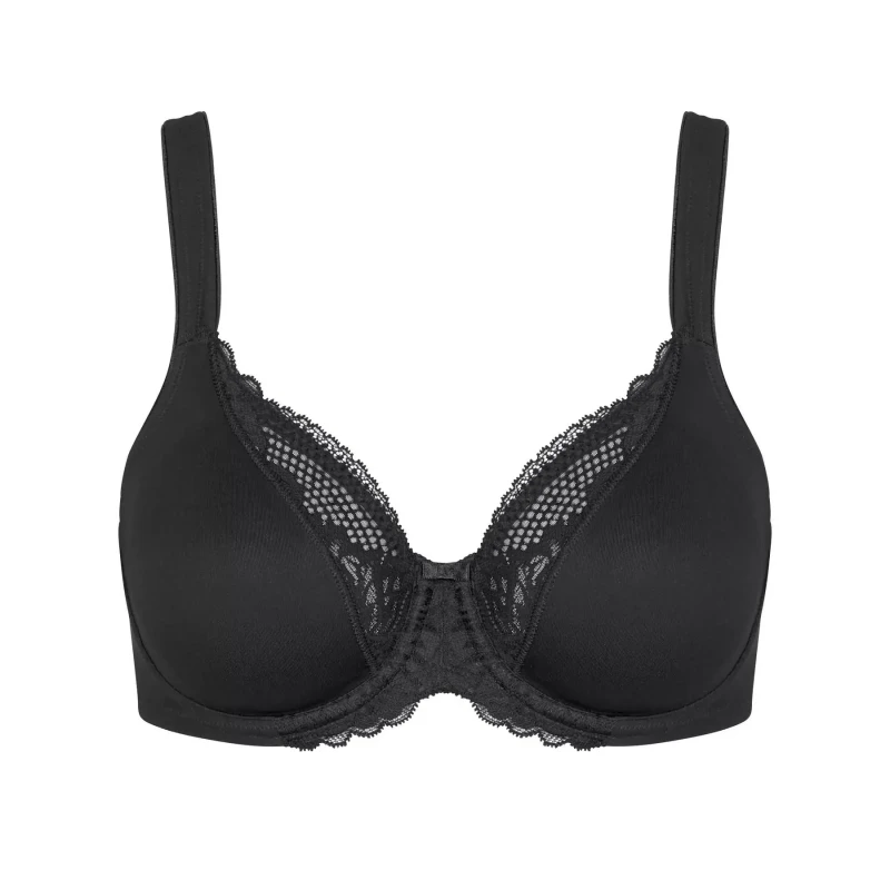 Image of Triumph Womens cotton lace bra Triumph Modern W Noir Female 115F