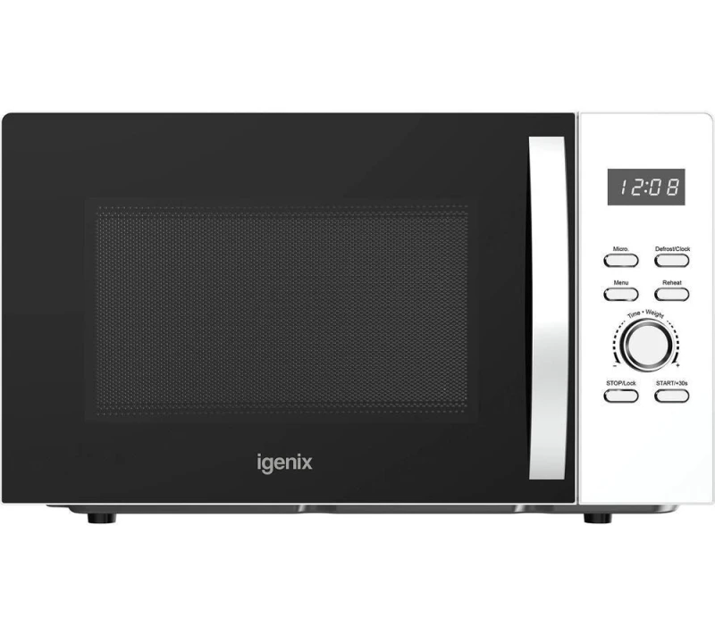 Image of IGENIX IGMS03090W Solo Microwave - White 5016368013311