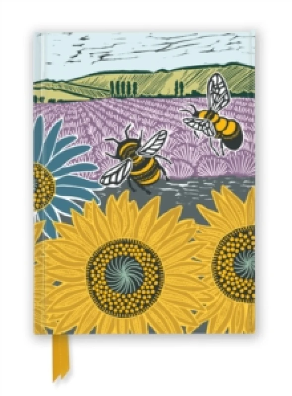 Image of Kate Heiss: Sunflower Fields (Foiled Journal) Notebook / blank book