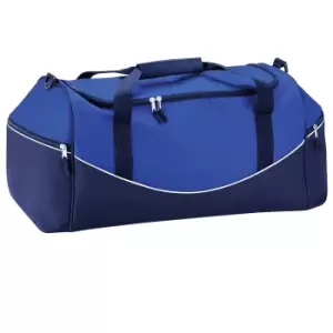 Image of Quadra Teamwear Holdall Duffle Bag (55 Litres) (One Size) (Bright Royal/French Navy/White)