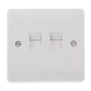 Image of 1 GANG DOUBLE CAT-5E OUTLET