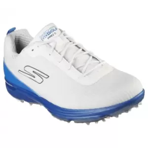 Image of Skechers GO GOLF PRO 5 HYPER Golf Shoes - White/Blue - UK8