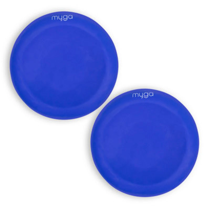 Image of Myga Pair Of Royal Blue Yoga Jellies For Comfortable Practice