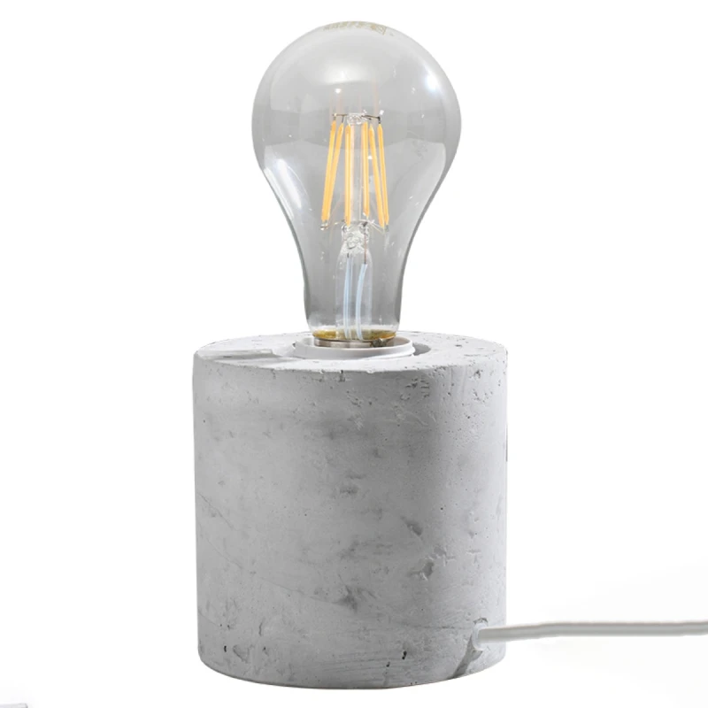 Image of Sollux Lighting Desk lamp concrete Salgado industrial Design E27
