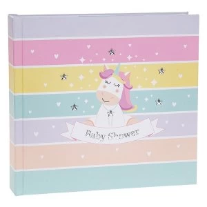 Image of Unicorn Baby Shower Album Large 4x6
