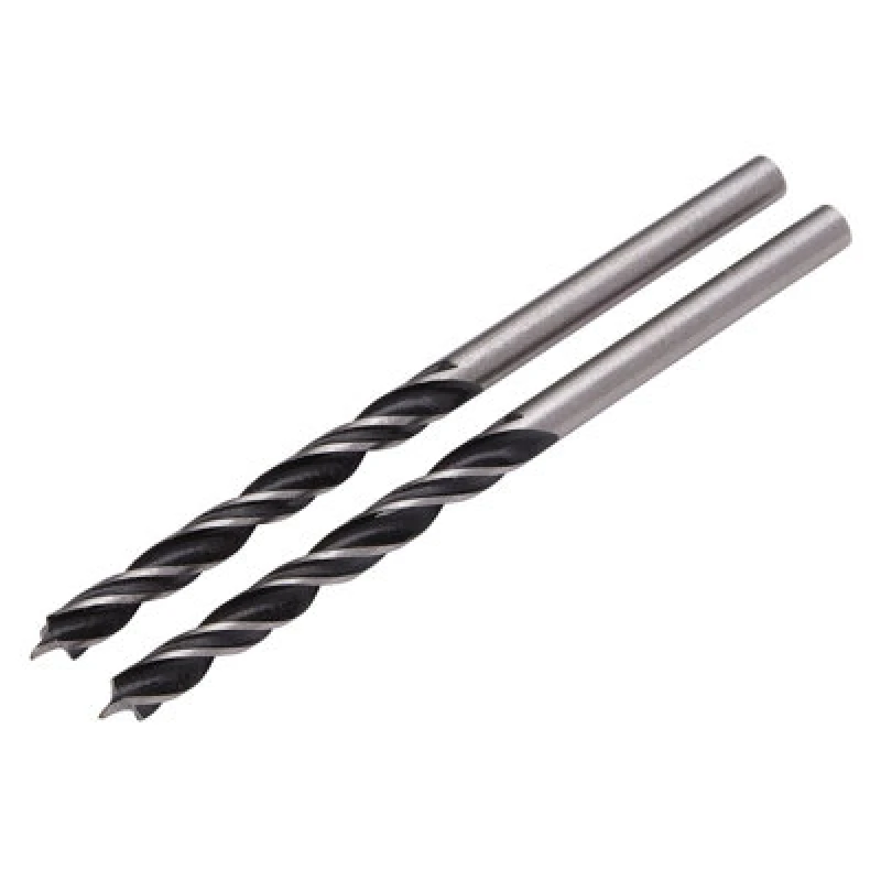 Image of Draper 16154 Brad Point Drill Bit, 3.0mm x 60mm (Pack of 2) 16154
