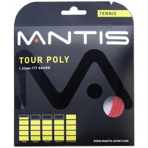 Image of MANTIS Tour Polyester 17G String Set 12m Red