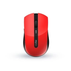 Image of Rapoo 7200M Multi-Mode Wireless Optical Mouse - Red