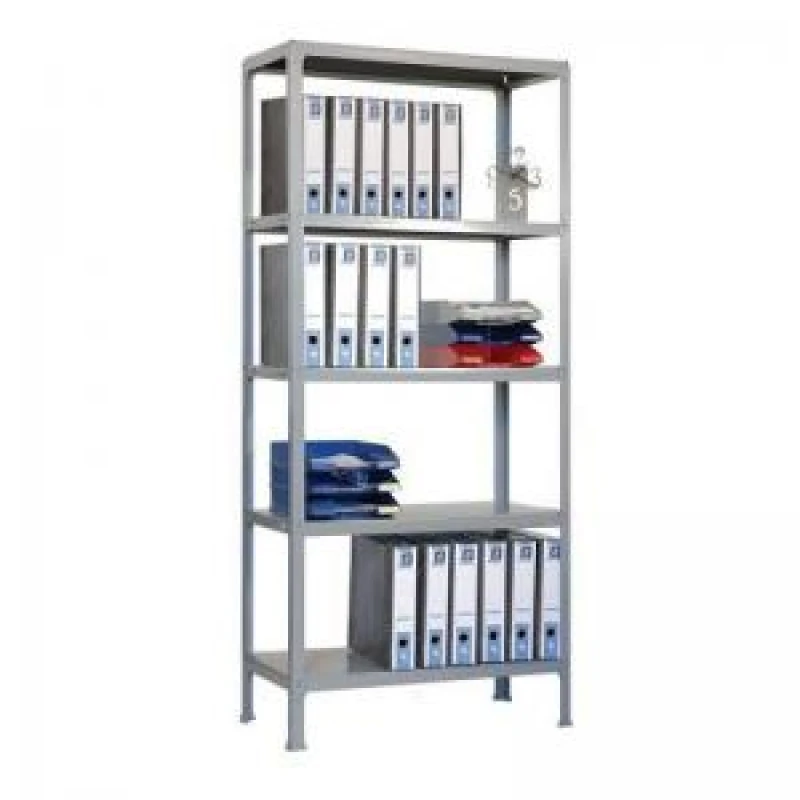 Image of ESE Direct Boltless Steel Shelving with 5 Metal Shelves - 1800 x 1000 x 300mm (H x W x D) 385659 Archive Storage Shelving