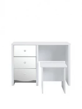 Image of Alexis Mirror Effect Dressing Table And Stool Set