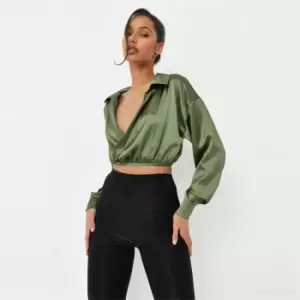 Image of Missguided Abstract Block Shirt - Black