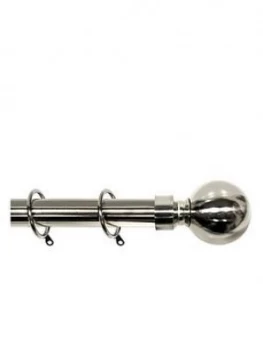 Image of Palermo Ball Finial 25-28 Mm Extendable Curtain Pole