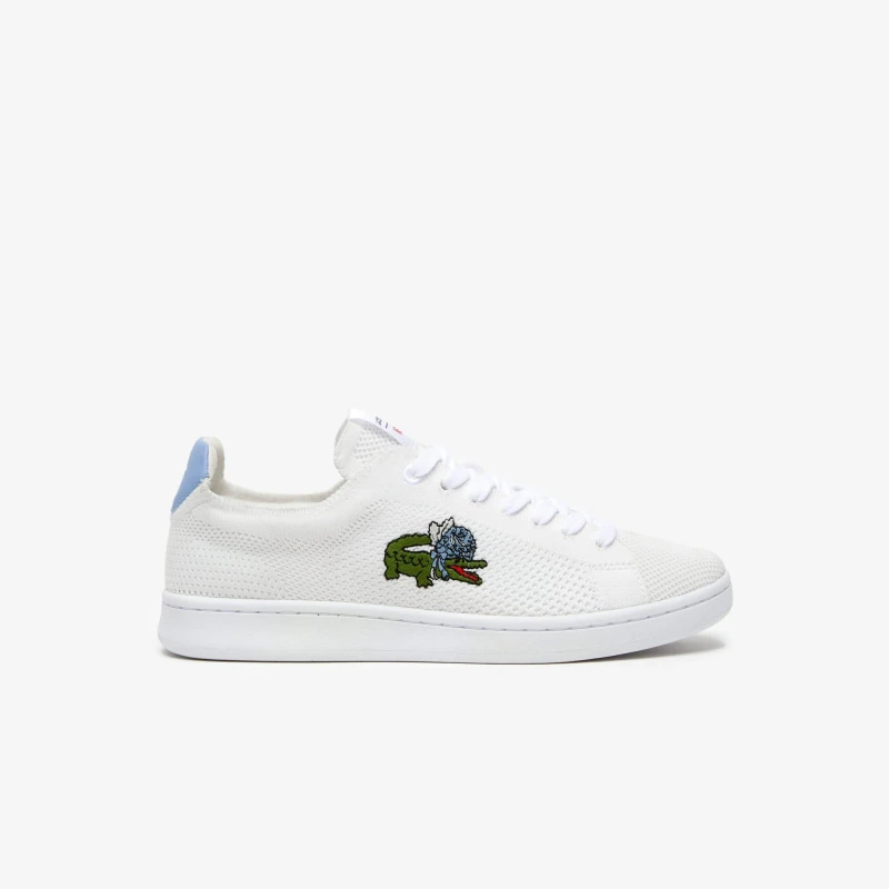 Image of Lacoste Carnaby Trainers - Blue Blue 3