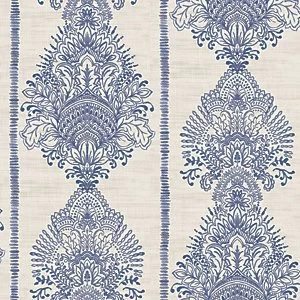 Image of Arthouse Silk Road Indigo Wallpaper 10.05m x 53cm