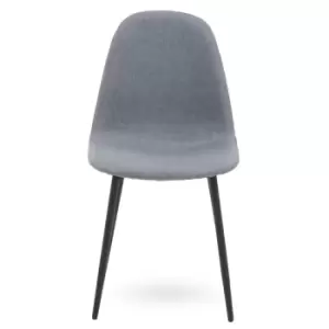 Image of Interiors By Ph Grey Fabric Dining Chair