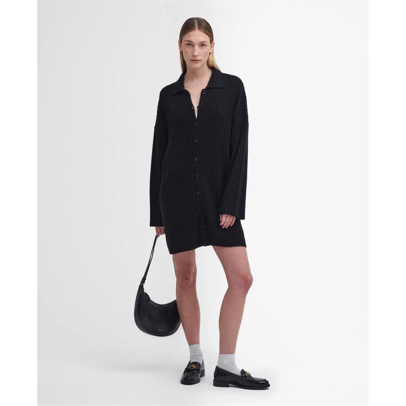 Image of Barbour Claudette Knitted Mini Dress - Black 16