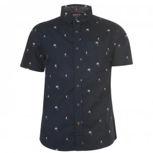 Image of SoulCal Short Sleeve All Over Print Shirt - Blue