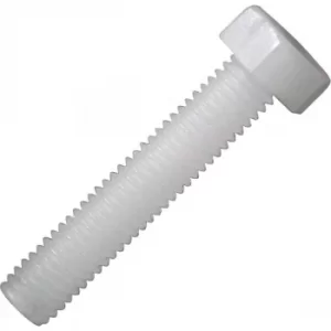 Image of Toolcraft Hexagonal Screw DIN 933 Polyamide M2.5 x 20mm Pack Of 10