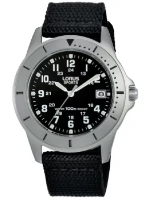 Image of Lorus Mens Sports Fabric Strap Watch RS935DX9