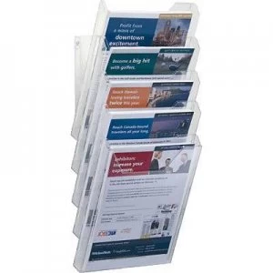 Image of Durable COMBIBOXX A4 SET XL - 8586 858619 Brochure holder Transparent A4 No. of compartments 5 (W x H x D) 242 x 580 x 155 mm