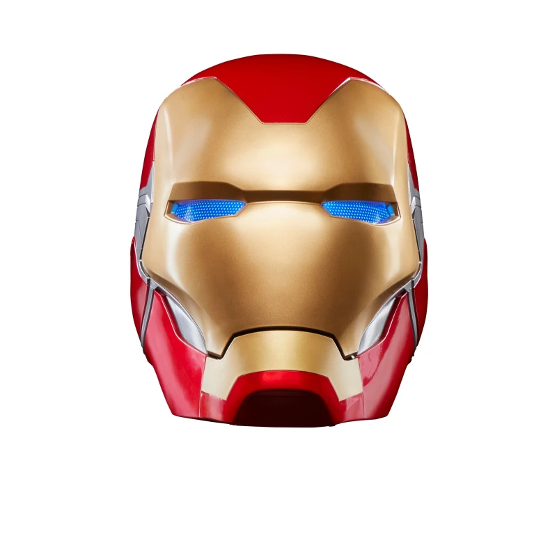 Image of Hasbro Marvel Legends Series Iron Man Premium Electronic Helmet with Light FX Toys - Action Figures
