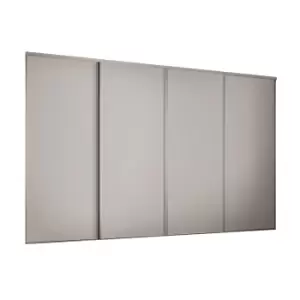 Image of Classic 4 Door Sliding Wardrobe Kit Cashmere Panel (W)2370 x (H)2260mm