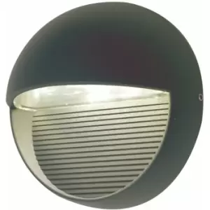 Image of Loops - Outdoor IP54 Wall Light Sconce Graphite Finish LED 6W Bulb External d01052