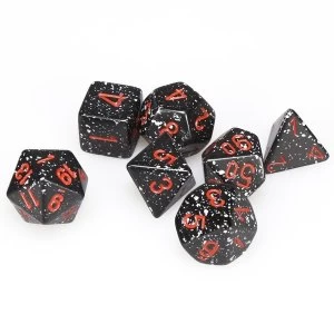 Image of Chessex Speckled Poly 7 Dice Set: Space
