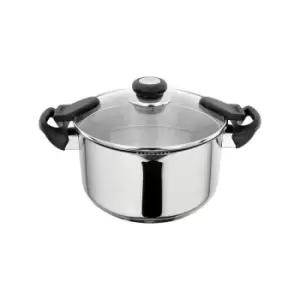 Image of Judge Vista Draining 24cm Stockpot With Phenolic Side Handles