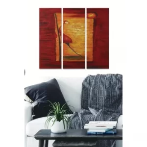 Image of MDFDSCF7598 Multicolor Decorative MDF Painting (3 Pieces)