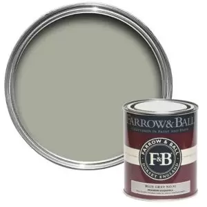Image of Farrow & Ball Modern Blue Gray No. 91 Eggshell Paint, 750Ml