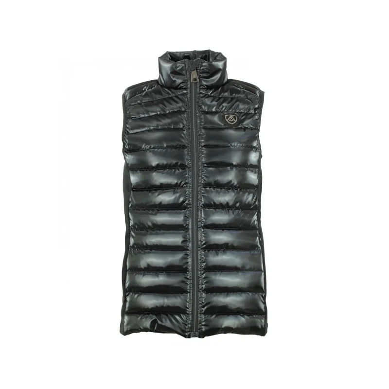Image of Womens Peak Mountain Fine Duo-Material Puffer Vest Noir Female S